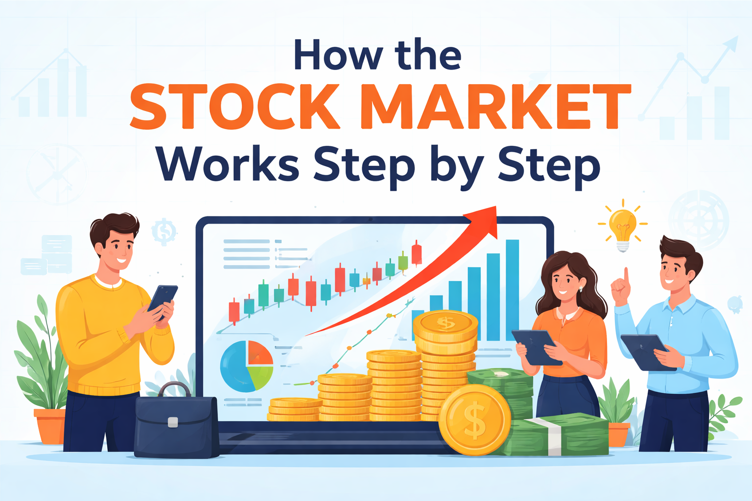 How the Stock Market Works Step by Step for Beginners