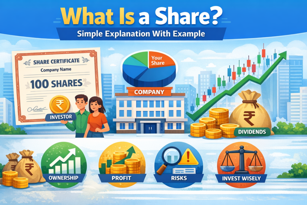 What Is a Share Simple Explanation With Example